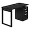 Monarch Specialties Computer Desk, Home Office, Laptop, Left, Right Set-up, Storage Drawers, 48"L, Work, Laminate, Black I 7691 - alternate 1